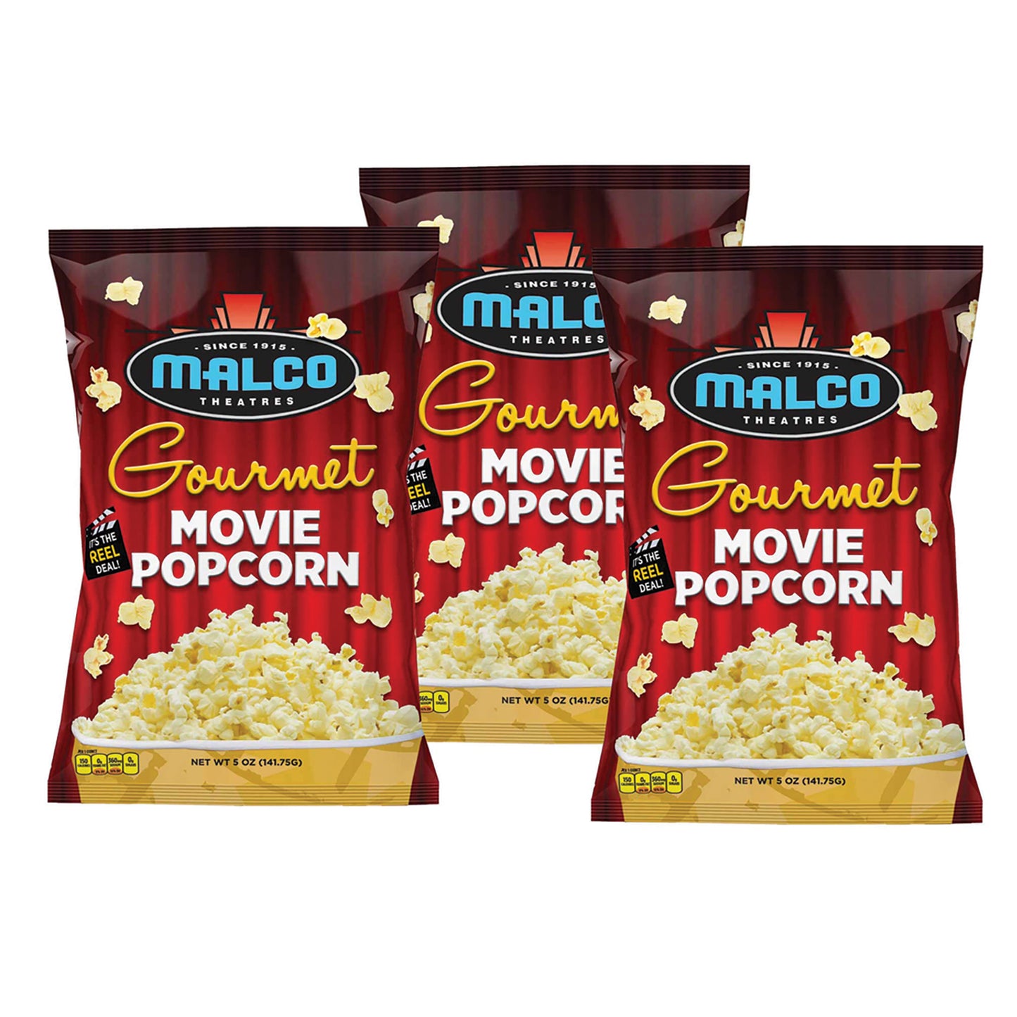 Malco 3 - 5oz Pak Popcorn